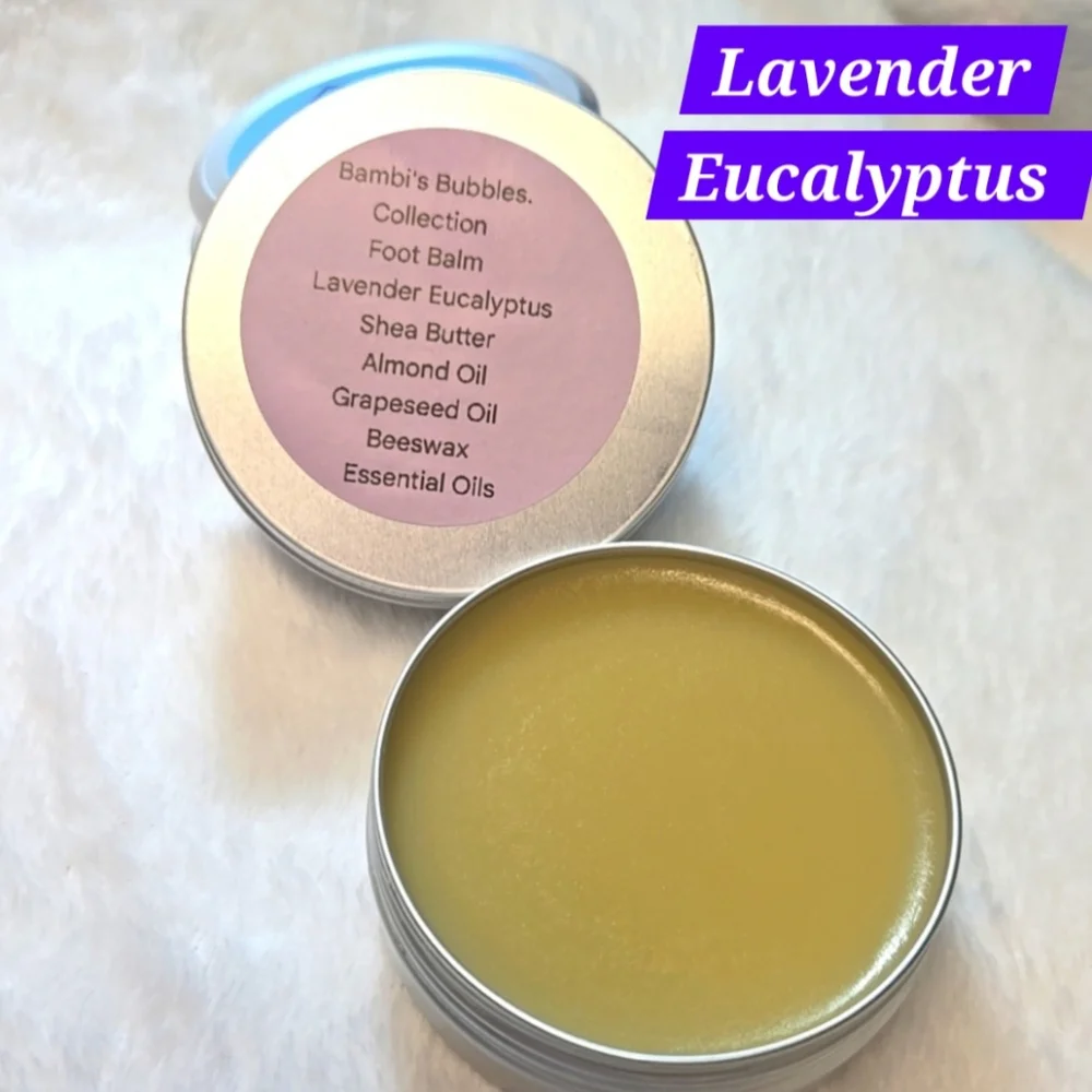 LAST ONE!   Hand Crafted Foot Balm 2oz Tin Assorted Scents - Picture 5 of 16